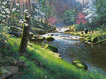 cross stitch pattern Spring - Seasons of Life