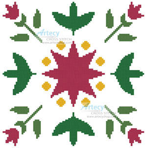 cross stitch pattern Starflower Design