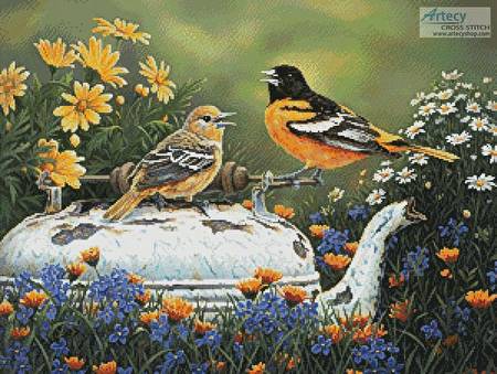 cross stitch pattern Tea Time