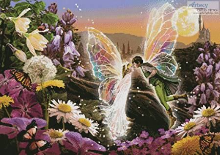 cross stitch pattern The Fairy Kiss