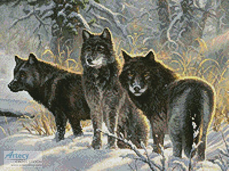 cross stitch pattern Three Amigos (Crop)