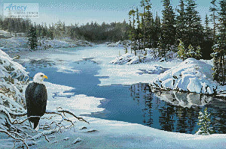 cross stitch pattern The Lookout