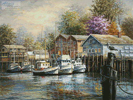 cross stitch pattern The Lone Sentinel