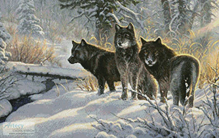 cross stitch pattern Three Amigos