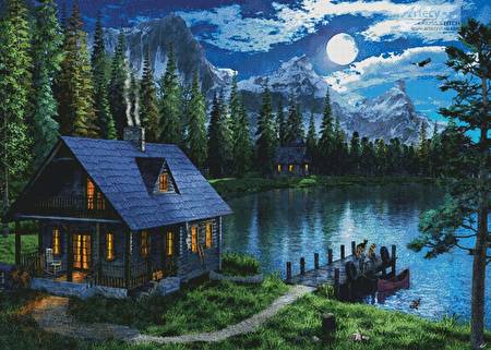 cross stitch pattern Waiting for Master (Large)