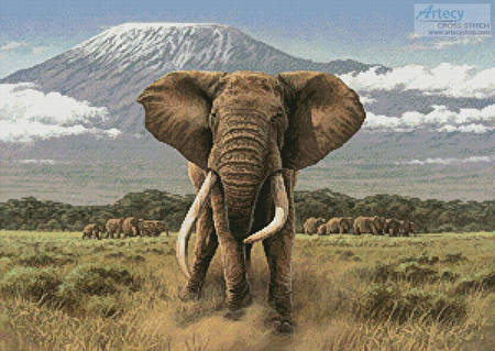 cross stitch pattern African Giants