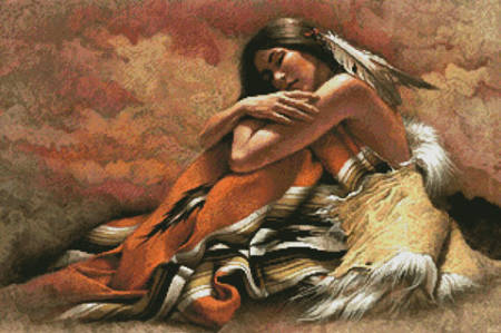 cross stitch pattern At Rest