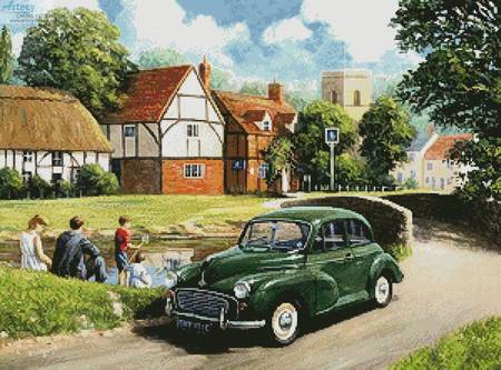 cross stitch pattern Day Out