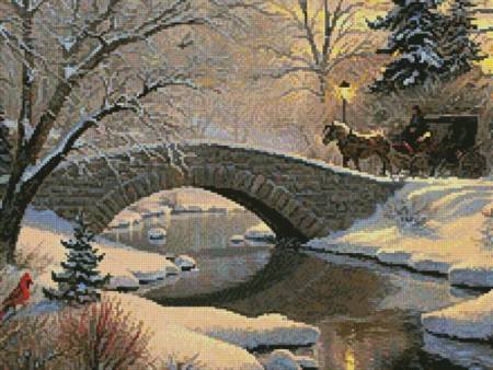 cross stitch pattern Evening Romance (Crop 2)