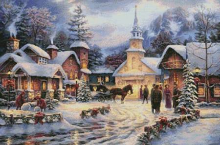 cross stitch pattern Faith Runs Deep