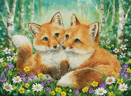 cross stitch pattern Fox Brothers