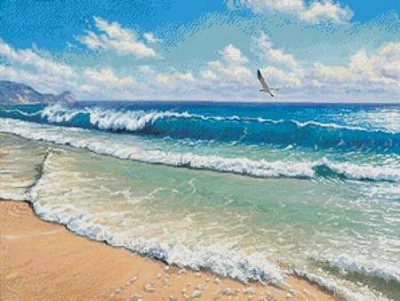 cross stitch pattern Happy Place