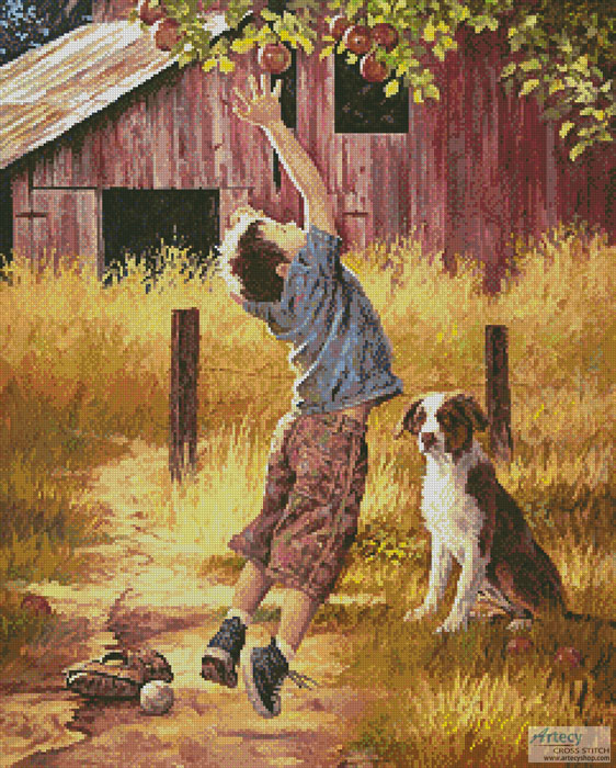 cross stitch pattern Just out of Reach