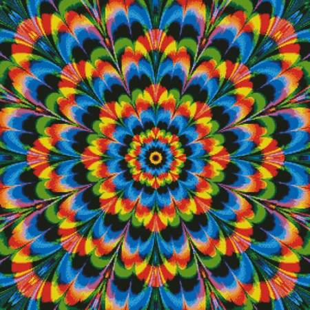 cross stitch pattern Kaleidoscope 1