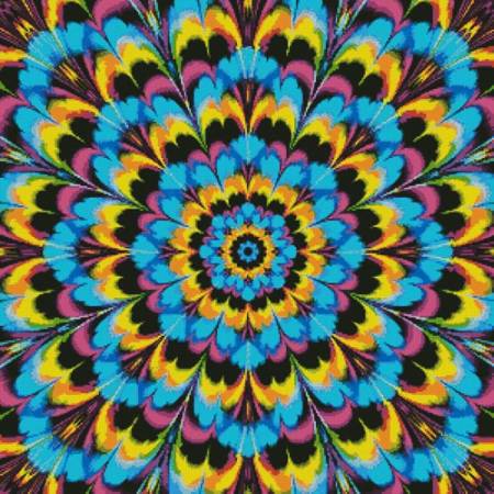 cross stitch pattern Kaleidoscope 3