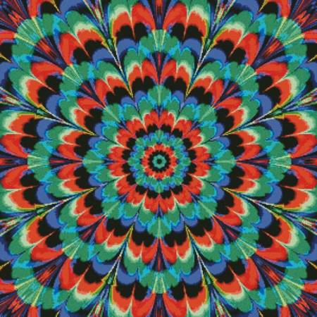 cross stitch pattern Kaleidoscope 5