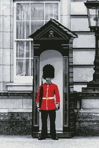 cross stitch pattern London Grenadier Guard