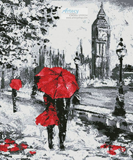 cross stitch pattern London Abstract (Crop)