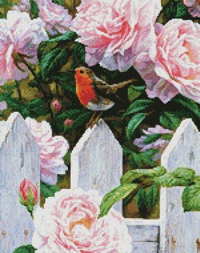 cross stitch pattern Morning in Provence (Crop 1)
