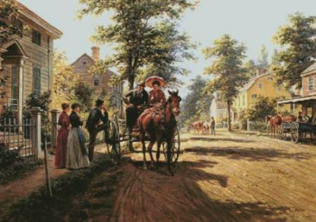 cross stitch pattern One Sunday Afternoon