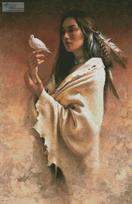 cross stitch pattern Peace