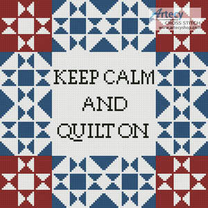 cross stitch pattern Quilt Block 1