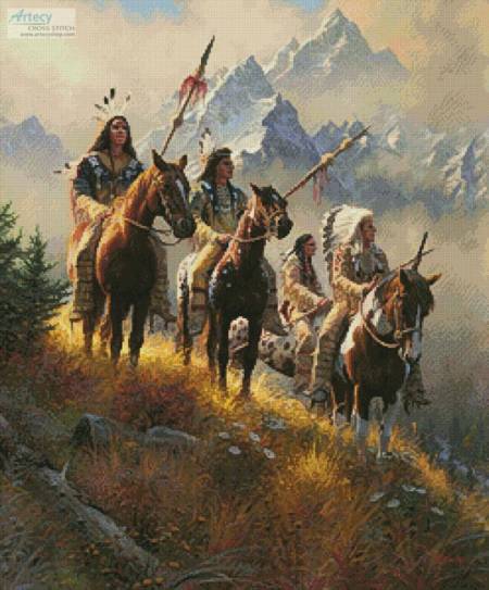 cross stitch pattern Rise Above