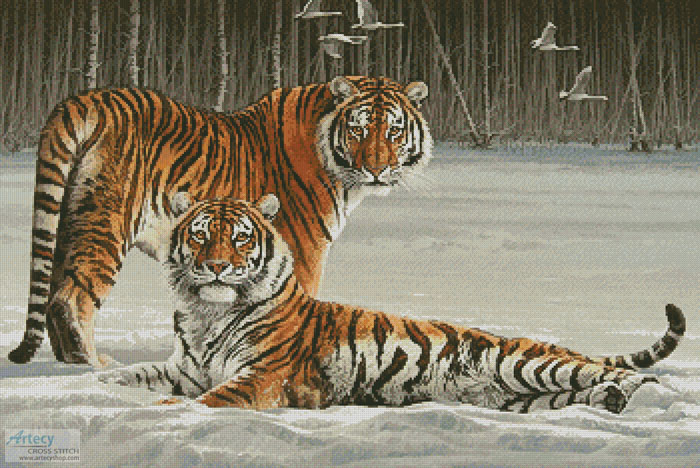 cross stitch pattern Siberian Splendour