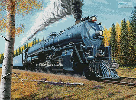 cross stitch pattern Santa Fe 3751