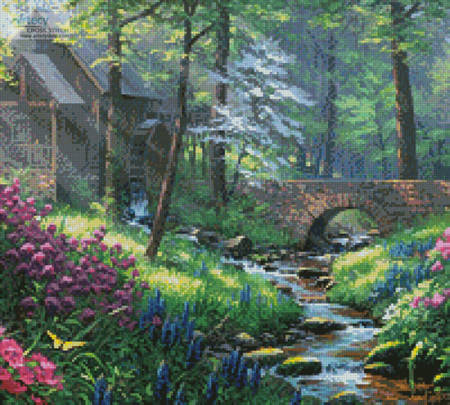 cross stitch pattern Spring's Renewal (Crop)