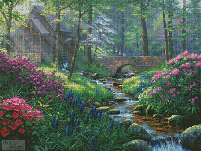 cross stitch pattern Spring's Renewal