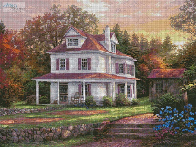 cross stitch pattern Stone Terrace Farm