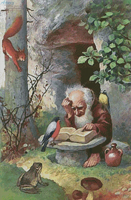 cross stitch pattern Storytime