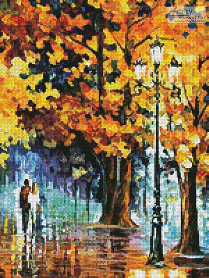 cross stitch pattern The Tears of Angels (Crop 1)