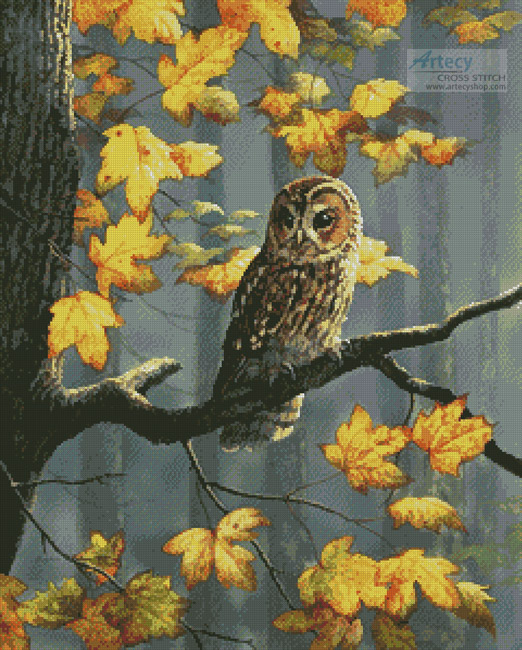 cross stitch pattern Tawny Owl