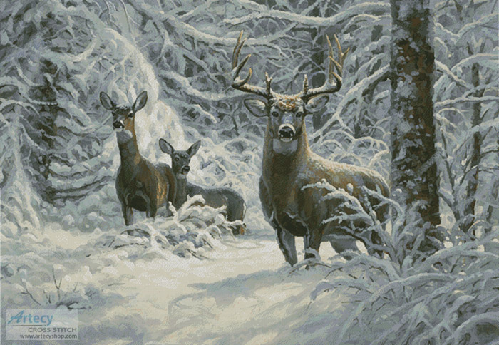 cross stitch pattern Winter Lace (Large)