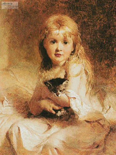 cross stitch pattern Young Companions