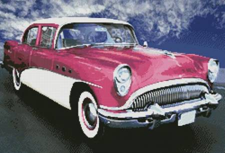 cross stitch pattern The American Dream (Pink)