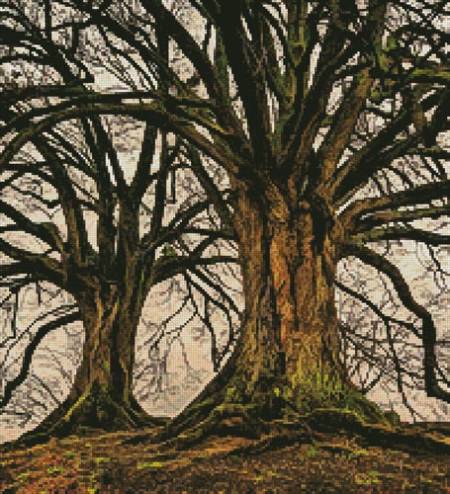 cross stitch pattern Branching Out (Crop)