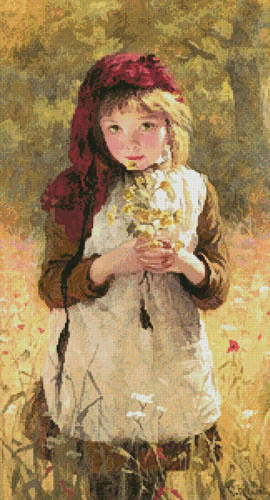 cross stitch pattern Buttercups