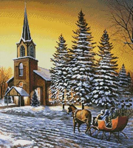 cross stitch pattern Cherished Memories (Crop)