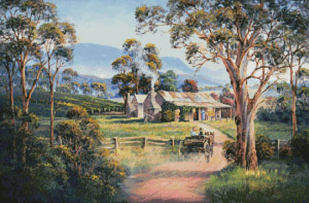 cross stitch pattern Early Days