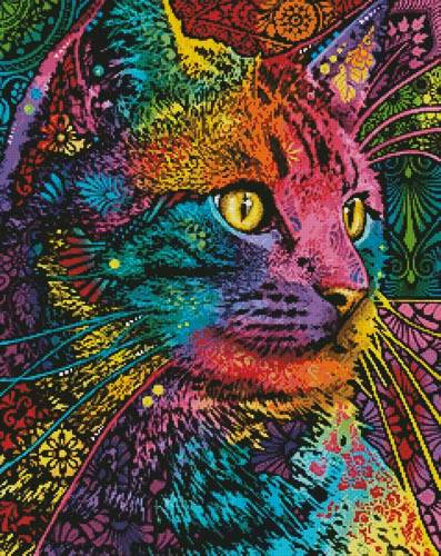 cross stitch pattern Felis