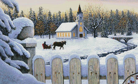 cross stitch pattern Faithful Memories