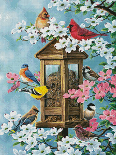 cross stitch pattern Joys of Spring