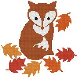 cross stitch pattern Little Fox