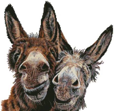 cross stitch pattern Mini Hee Haw