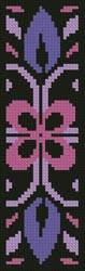 cross stitch pattern Ornamental Bookmark 2