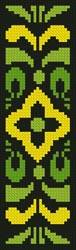 cross stitch pattern Ornamental Bookmark 3