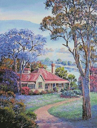 cross stitch pattern Old Timer Gloucester